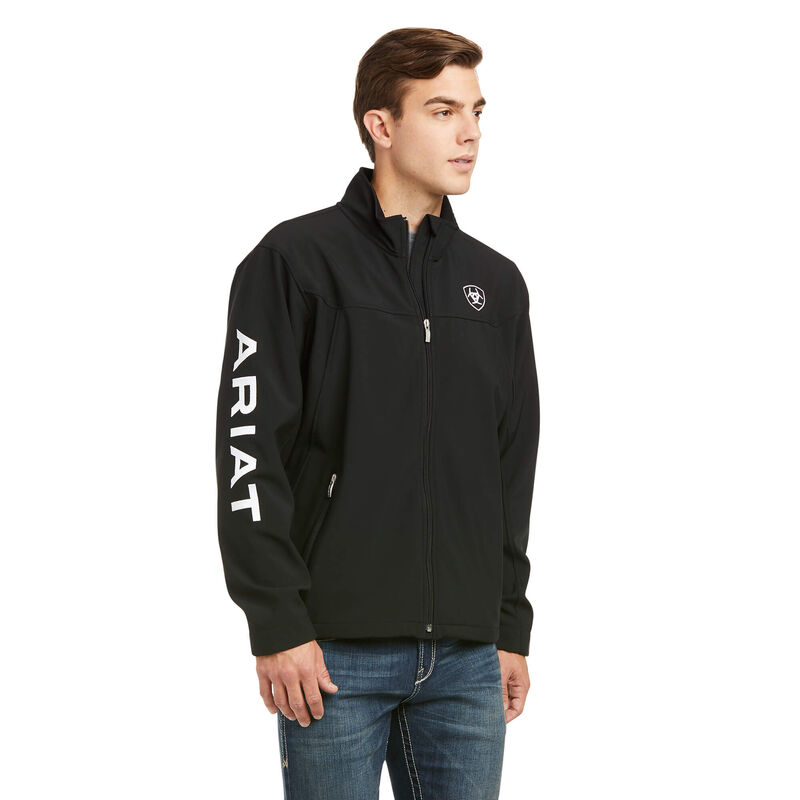 Ariat Jacke Herren - New Team Softshell Schwarz ( EOVSF-1534 )